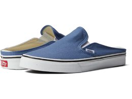 Vans: Голубые кеды Classic Slip On