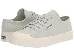 Superga: Зелёные кроссовки 