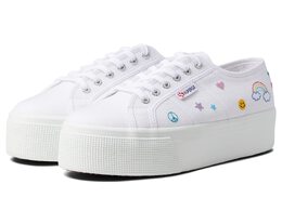 Superga: Белые кроссовки 