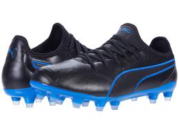 PUMA: Чёрные кроссовки  King Pro FG