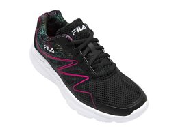 Fila: Чёрные кроссовки 