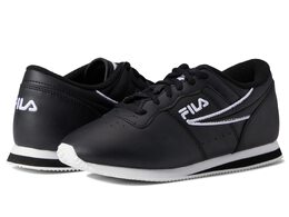 Fila: Чёрные кроссовки 