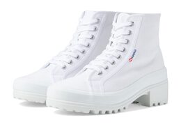 Superga: Белые кроссовки 