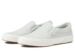 Superga: Зелёные мокасины 