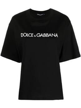 Dolce & Gabbana: Хлопковая футболка  T