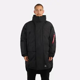 ALPHA INDUSTRIES: Чёрный пуховик 