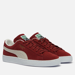 Puma: Бордовые кроссовки  Suede Classic XXI