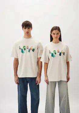 MSGM: Бежевая футболка 