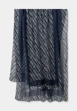 Armani Exchange: Синий шарф 