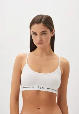 Armani Exchange: Белый бюстгальтер