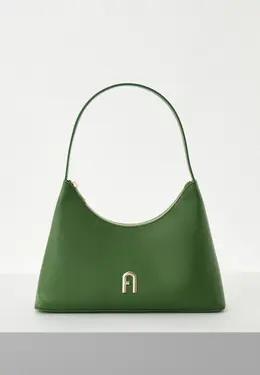 Furla: Зелёная сумка 