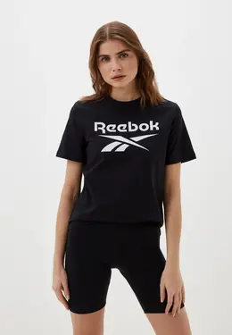 Reebok: Чёрная футболка 