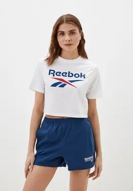 Reebok: Белая футболка 