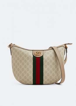 Gucci: Бежевая сумка  Ophidia GG