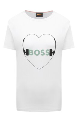 BOSS: Хлопковая футболка 