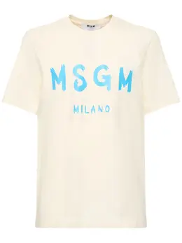 MSGM: Футболка с принтом 