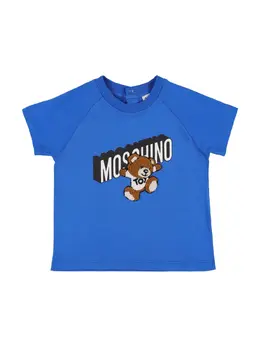 MOSCHINO: Хлопковая футболка 