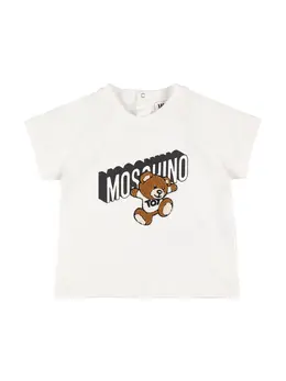 MOSCHINO: Хлопковая футболка