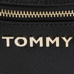 Tommy Hilfiger: Чёрная сумка Iconic