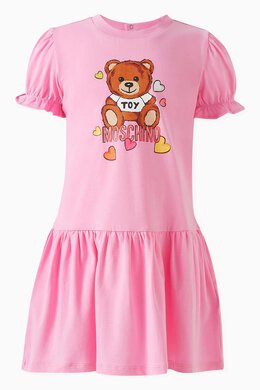 Moschino: Платье Teddy Bear с оборками