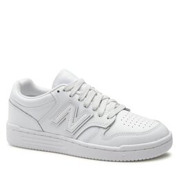 New Balance: Белые кроссовки 