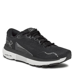 Under Armour: Чёрные кроссовки  HOVR