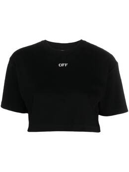 Off-White: Хлопковая футболка