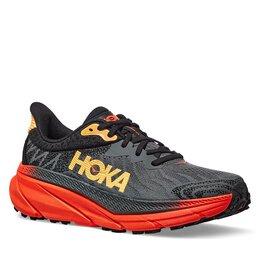 HOKA: Серые кроссовки 