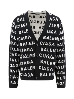 Balenciaga: Хлопковый кардиган 