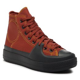 Converse: Коричневые кроссовки 