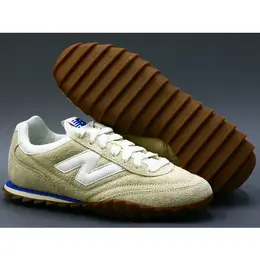 New Balance: Бежевые кроссовки 