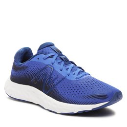 New Balance: Синие кроссовки 