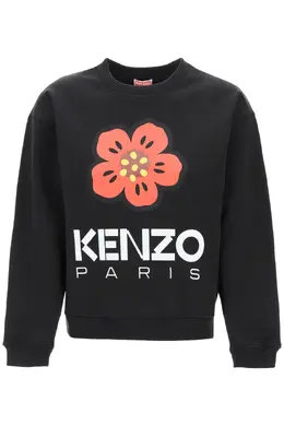 Kenzo: Свитшот с цветочным принтом 