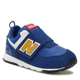 New Balance: Синие кроссовки 