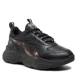 PUMA: Чёрные кроссовки 