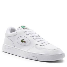 Lacoste: Бордовые кроссовки 