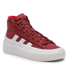 Adidas: Бордовые кроссовки 