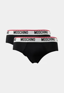 Moschino Underwear: Чёрные трусы