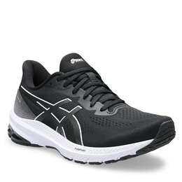 Asics: Чёрные кроссовки 