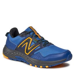 New Balance: Синие кроссовки 