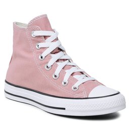 Converse: Розовые кроссовки 