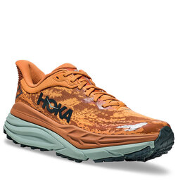 HOKA: Оранжевые кроссовки 