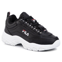 Fila: Чёрные кроссовки 