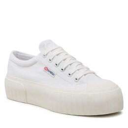 Superga: Белые кроссовки 