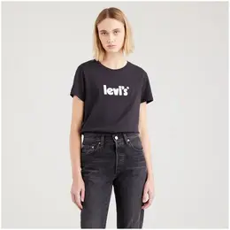 Levi's: Чёрная футболка  The Perfect Tee