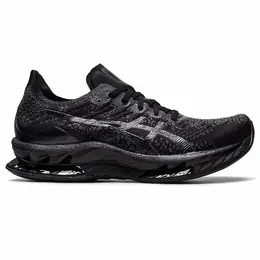 ASICS: Чёрные кроссовки 