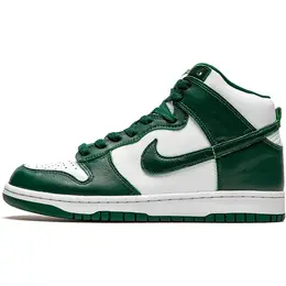 NIKE: Зелёные кроссовки Dunk High