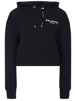 BALMAIN: Хлопковая толстовка