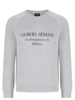 GIORGIO ARMANI: Хлопковая толстовка 