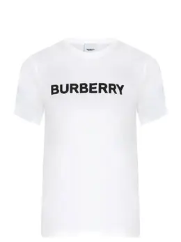 BURBERRY: Хлопковая футболка 